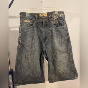 Vintage Ecko Unltd Denim Shorts. Y2K Hip-Hop